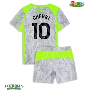 Manchester City Rayan Cherki #10 Tredjeställ Barn 2025-26 Kortärmad (+ Korta byxor)
